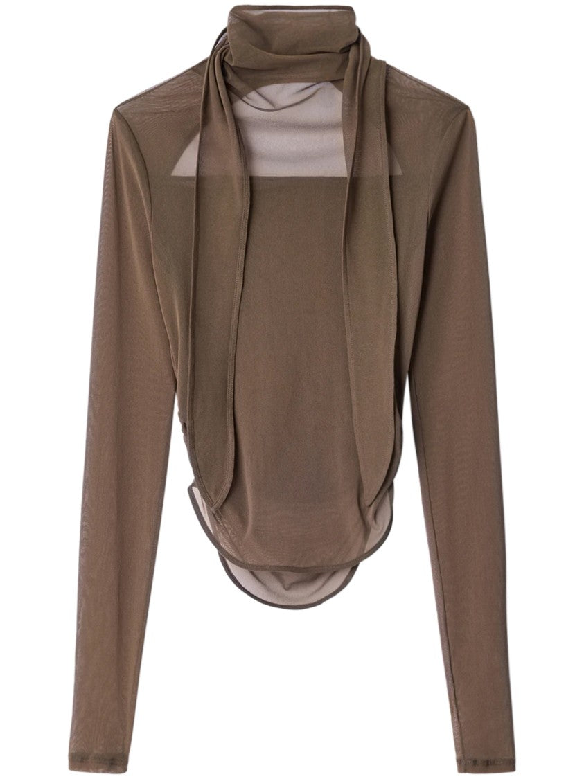 Lemaire Ballerina Foulard Sheer Top