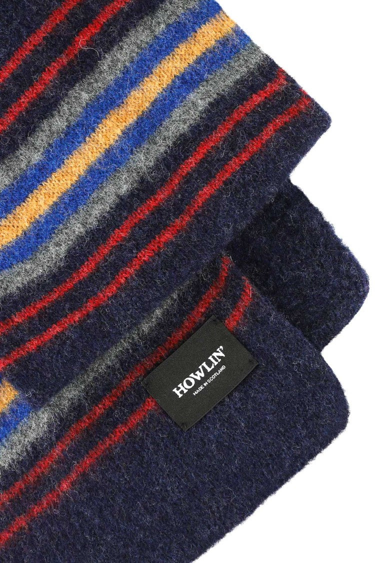 Howlin Shetland Wool Striped Scarf
