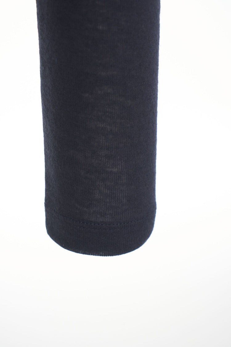 Closed High-Neck Slim Fit Pullover In Fine Knit Fabric