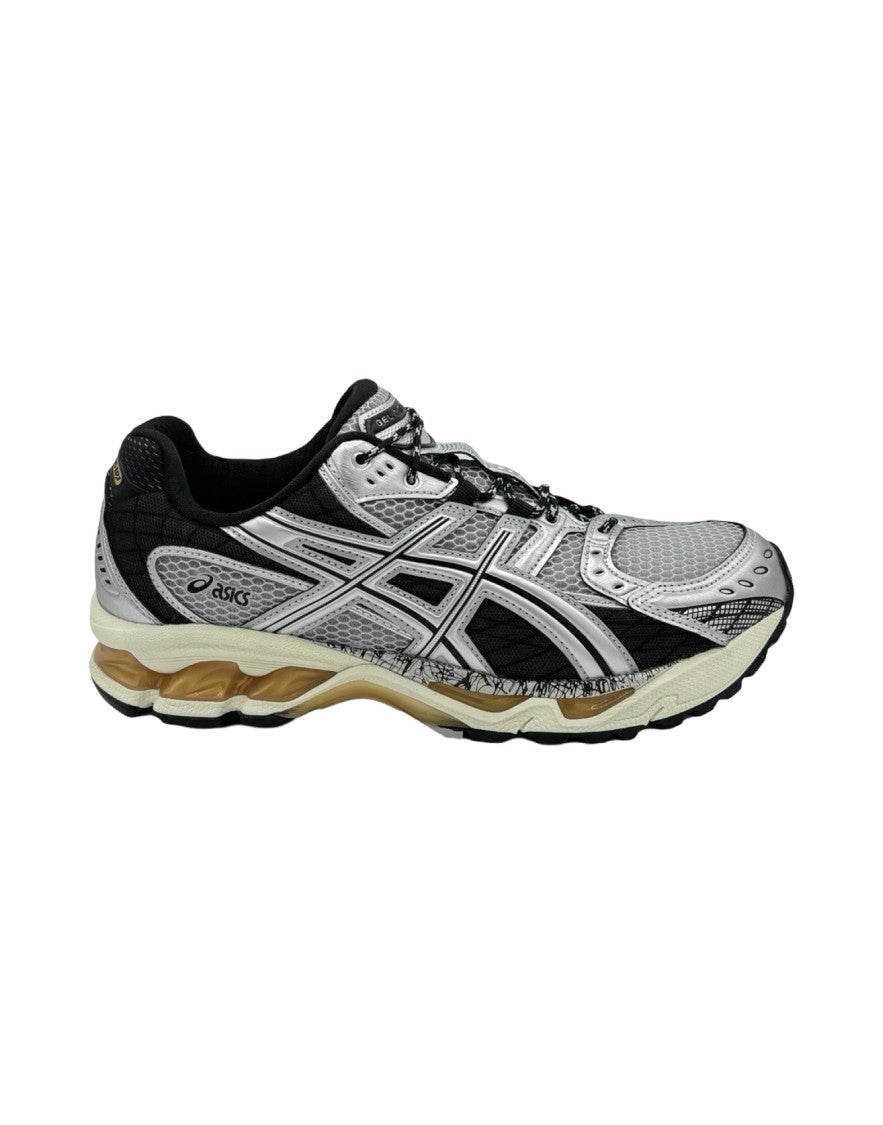 Asics Athletic Sneakers With Cushioned Sole And Wave Pattern