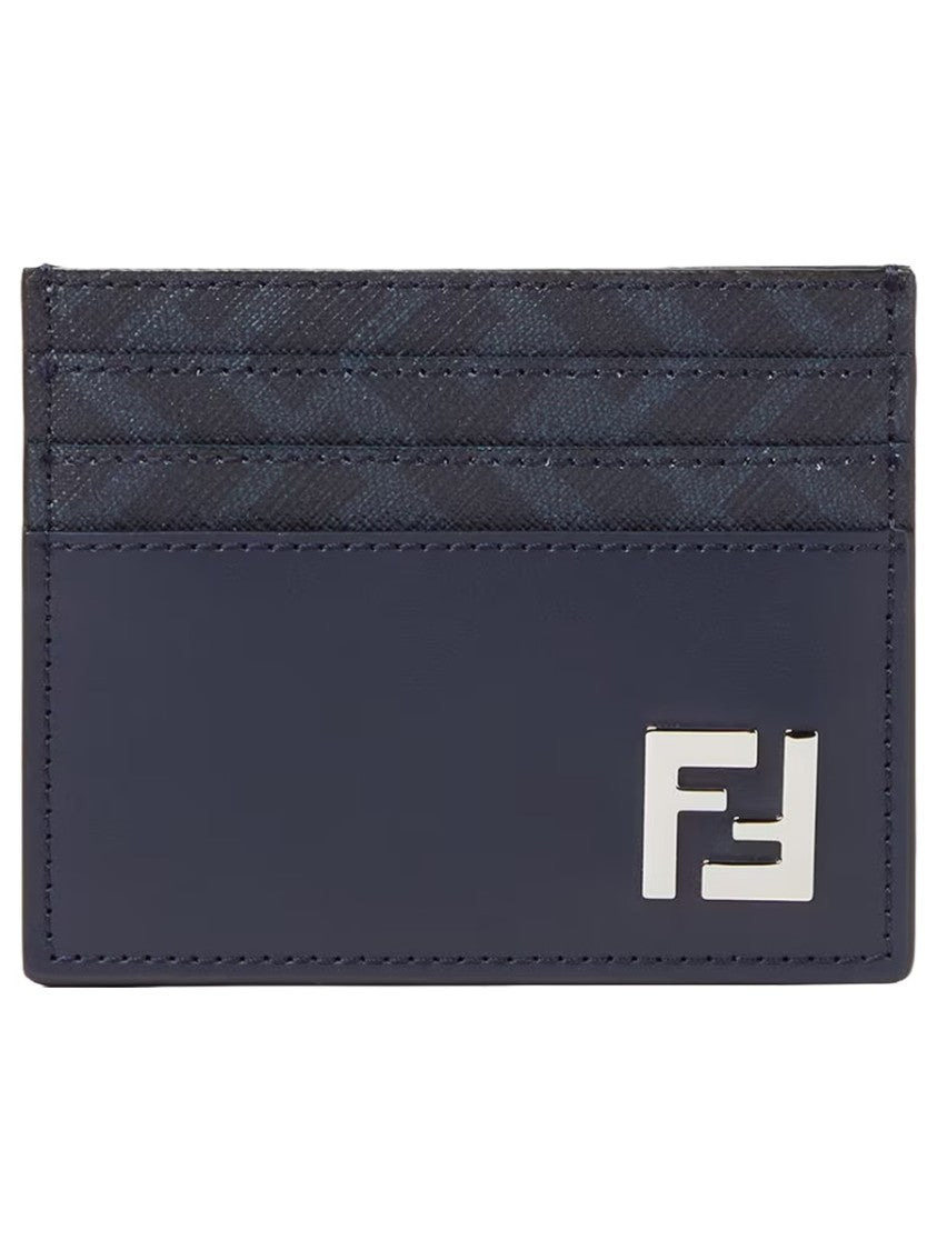 Fendi Smooth Leather Card Holder