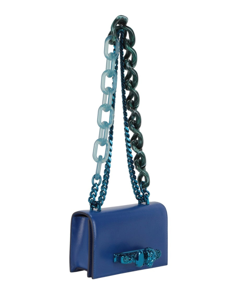 Alexander Mcqueen Mini Jeweled Knuckle Shoulder Bag