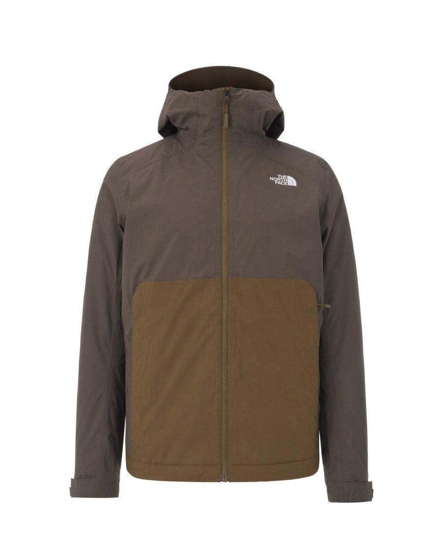 The North Face Two-Tone Hooded Embroidered Logo Jacket