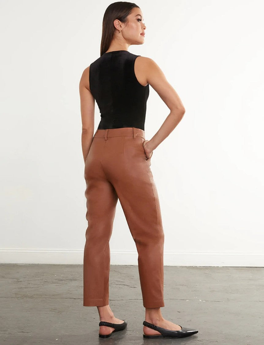 Commando Max Faux Leather 7/8 Trouser - Slg67