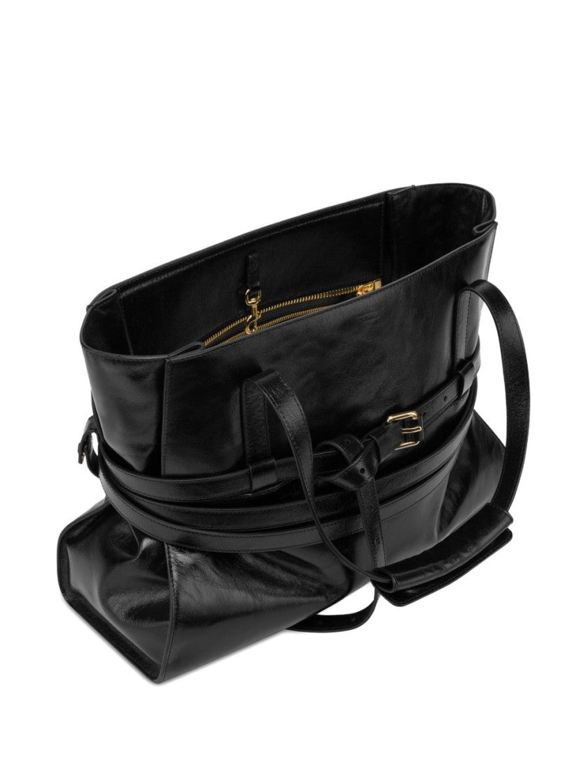Moschino Black Handbag With Adjustable Straps