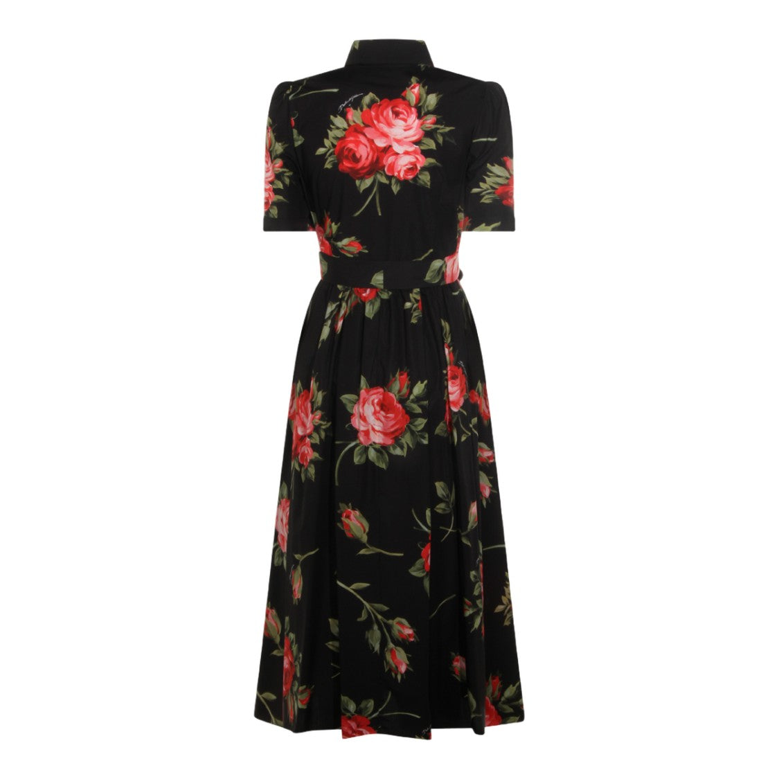 Dolce & Gabbana Midi Dress With Classic Collar