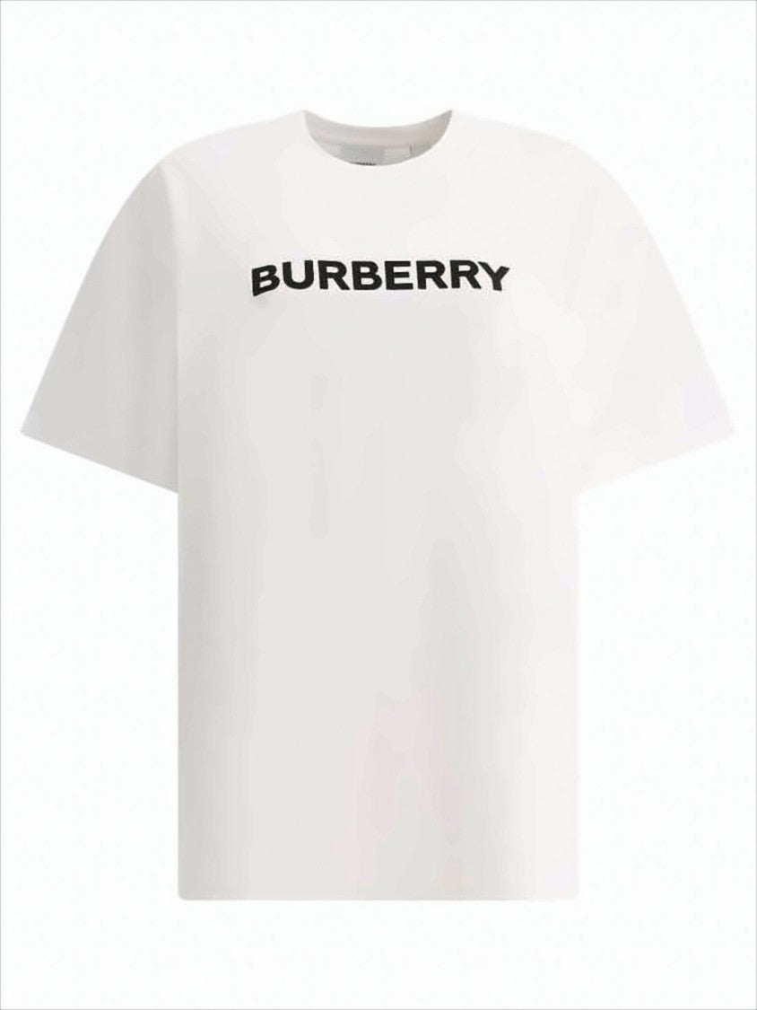 Burberry Crew Neck T-Shirt With Bold Logo