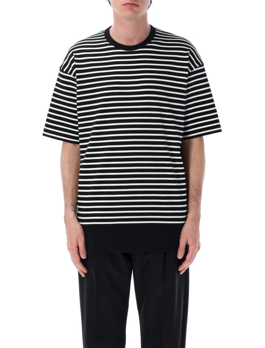 Comme Des Garçons Classic Striped T-Shirt With Relaxed Fit