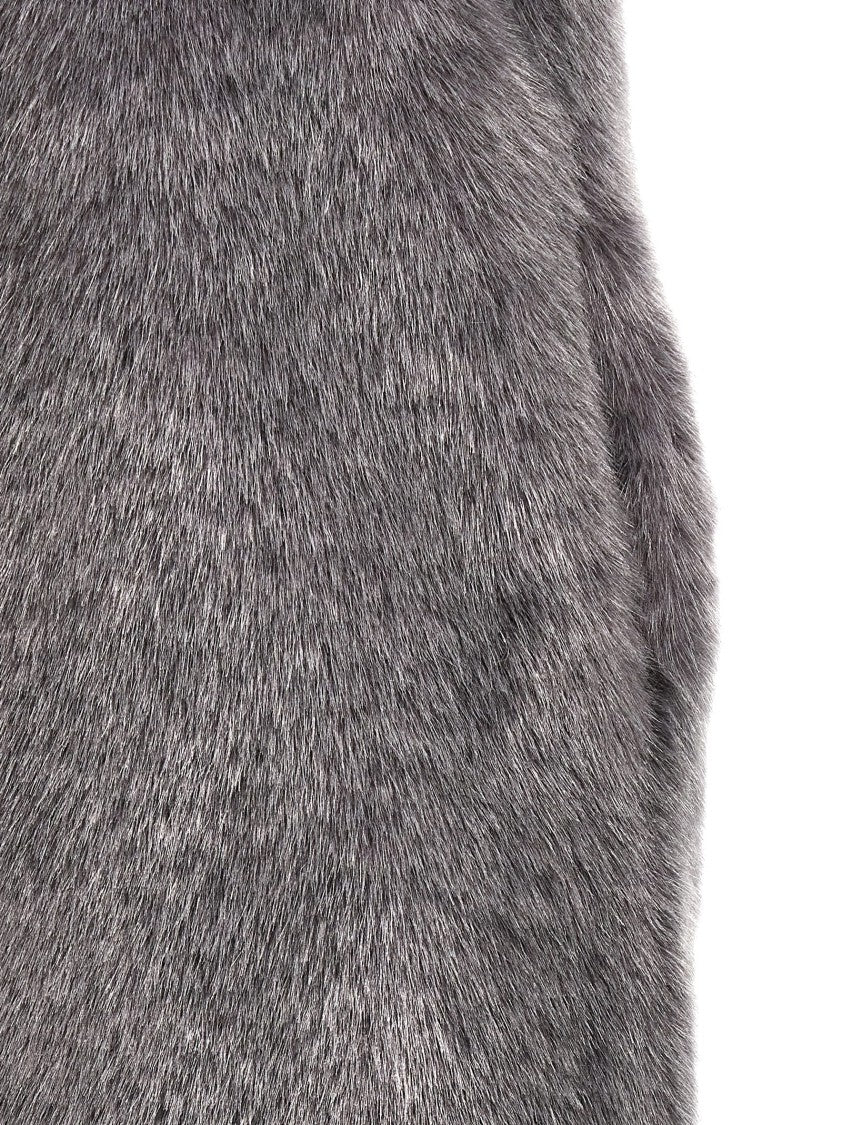 Philosophy Di Lorenzo Serafini Extra Long Faux Fur Vest