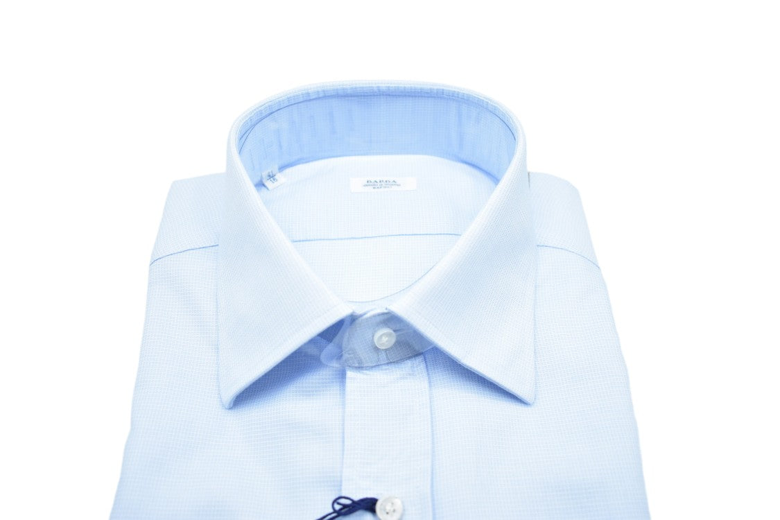 Barba Blue Refined Elegant Tailored Fit Shirt
