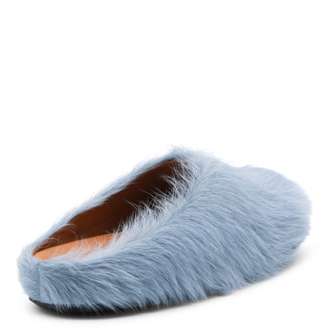 Marni Light Blue Leather Sandals