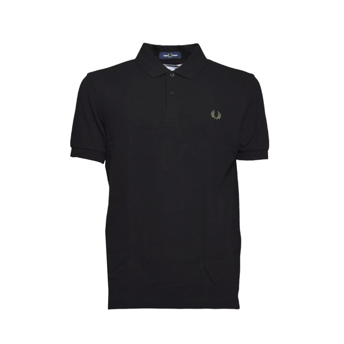 Comme Des Garçons Black Cotton Knit Polo Shirt