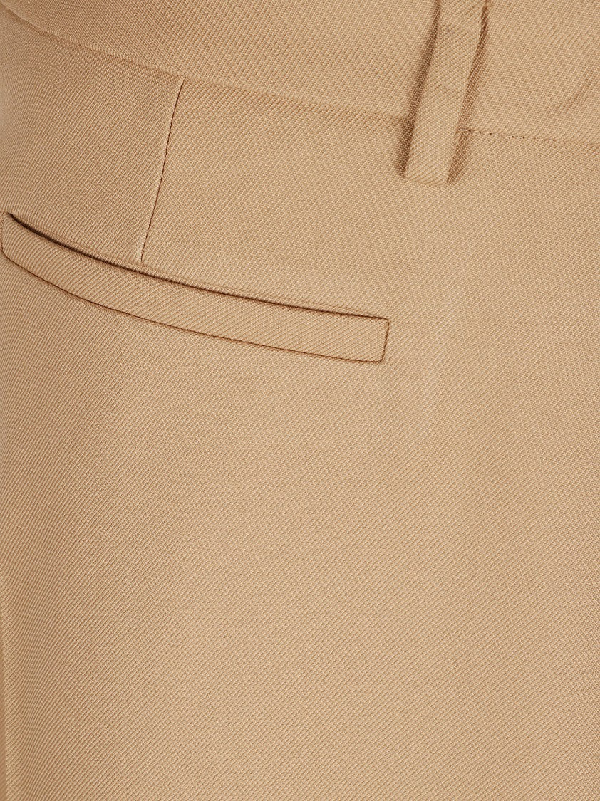 Valentino Garavani Tailored Trousers With Cuffed Hem