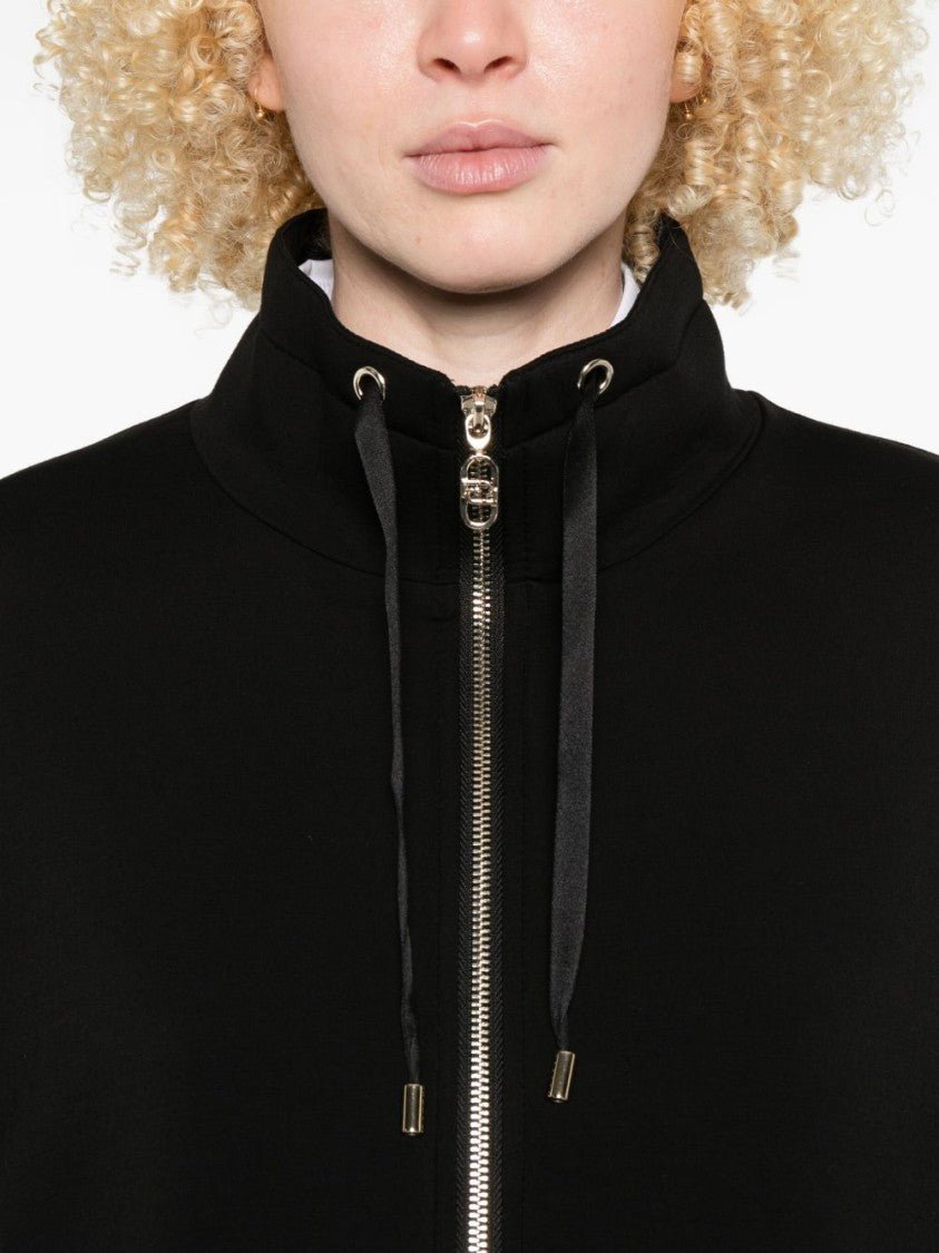 Liu Jo Fitted Black Jacket With High Collar