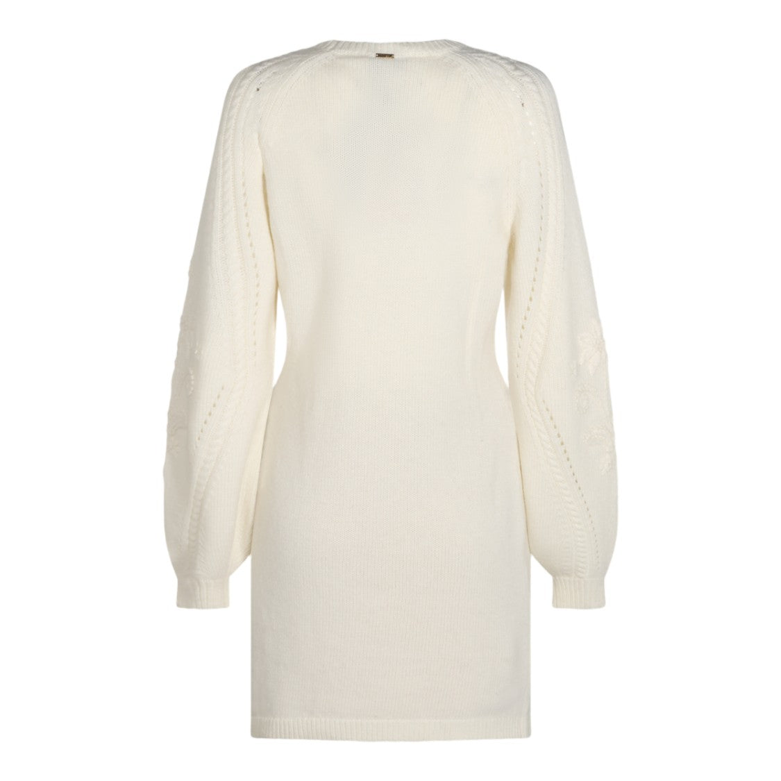 Twin-Set Fitted Balloon Sleeve Mini Dress