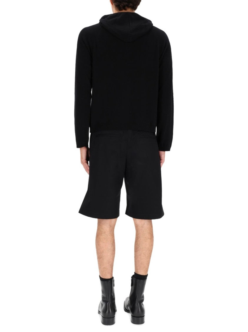 Our Legacy Black Boxy Merino Wool Sweatshirt