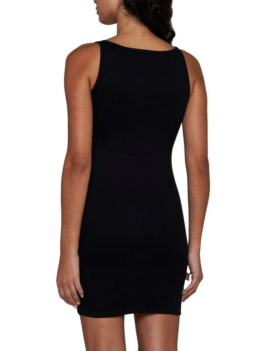 Off-White Logo Midi Dress – Black