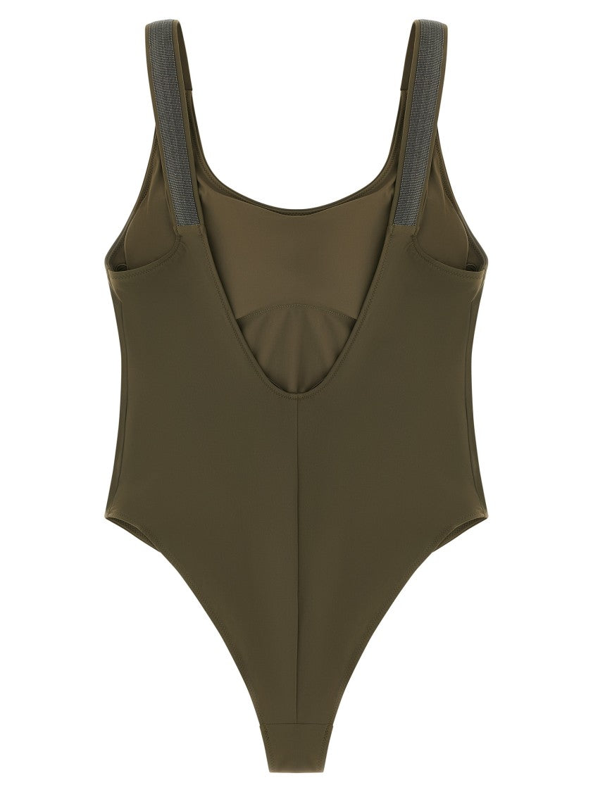 Brunello Cucinelli 'Precious Details' One-Piece Swimsuit