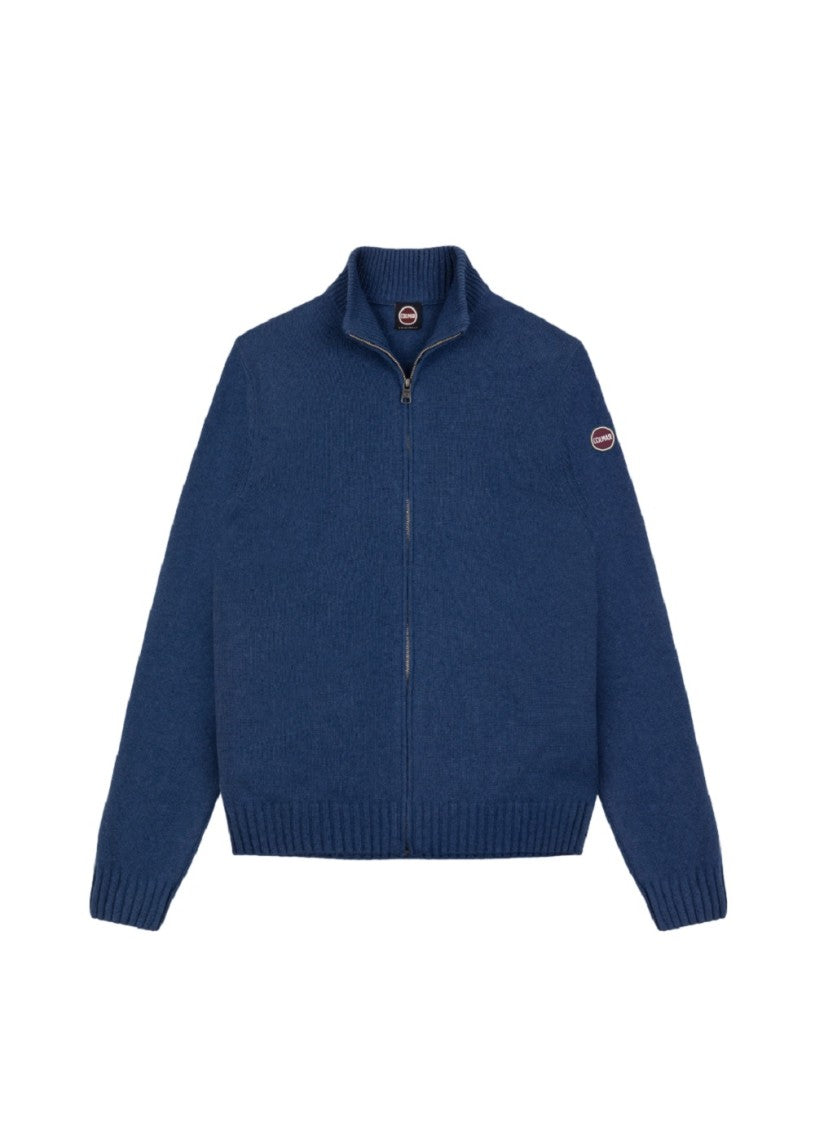 Colmar High Collar Zip Pullover In Cashmere