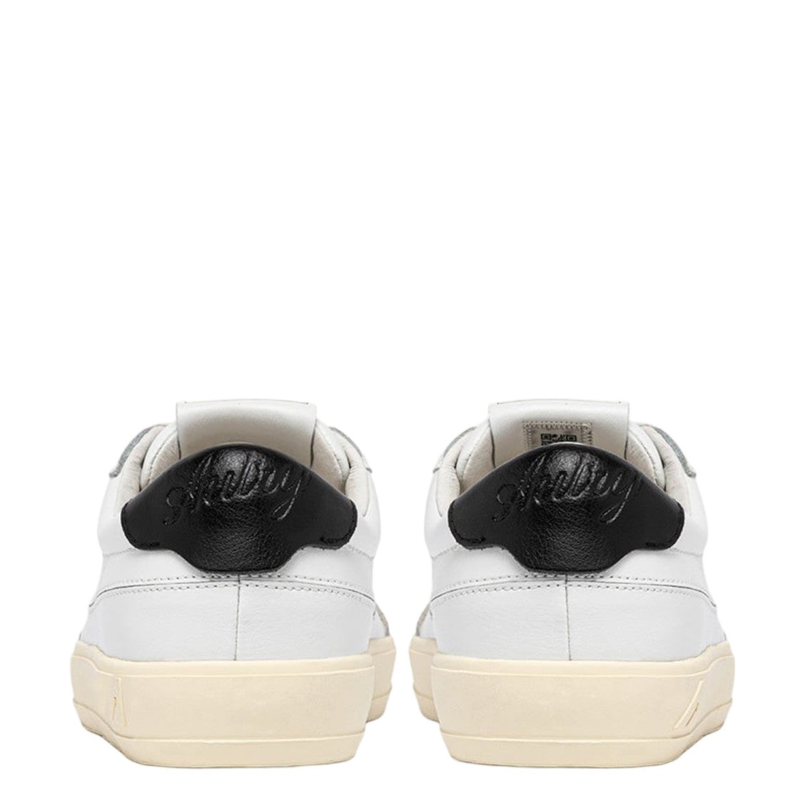 Autry Lace-Up Leather Low Sneakers With Round Toe And Logo Details