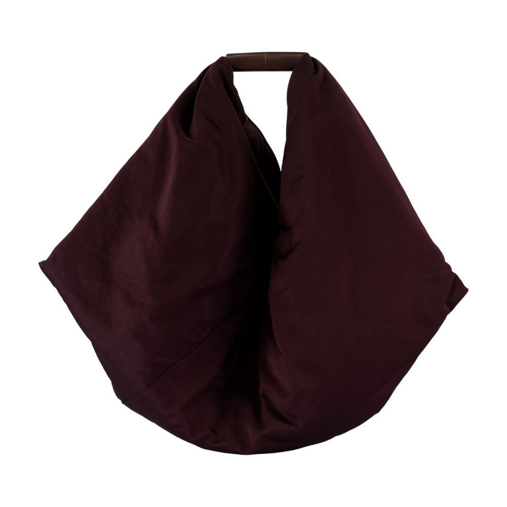 Mm6 By Maison Margiela Japanese Draped Shoulder Bag - Cotton - Brown