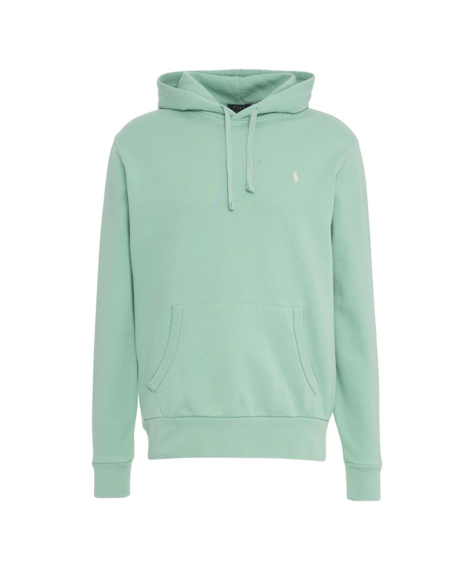 Polo Ralph Lauren Turquoise Hoodie With Embroidered Logo