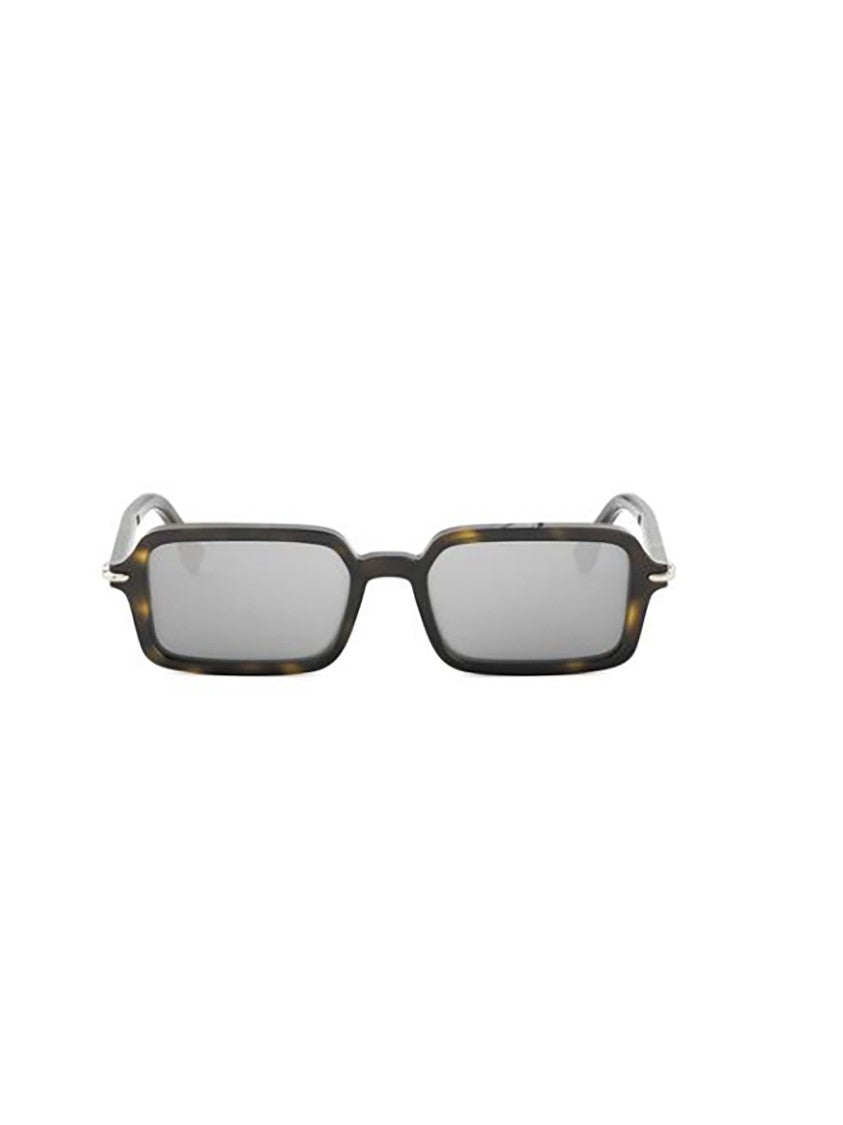 Fendi Rectangular Tortoiseshell Fendi Sunglasses