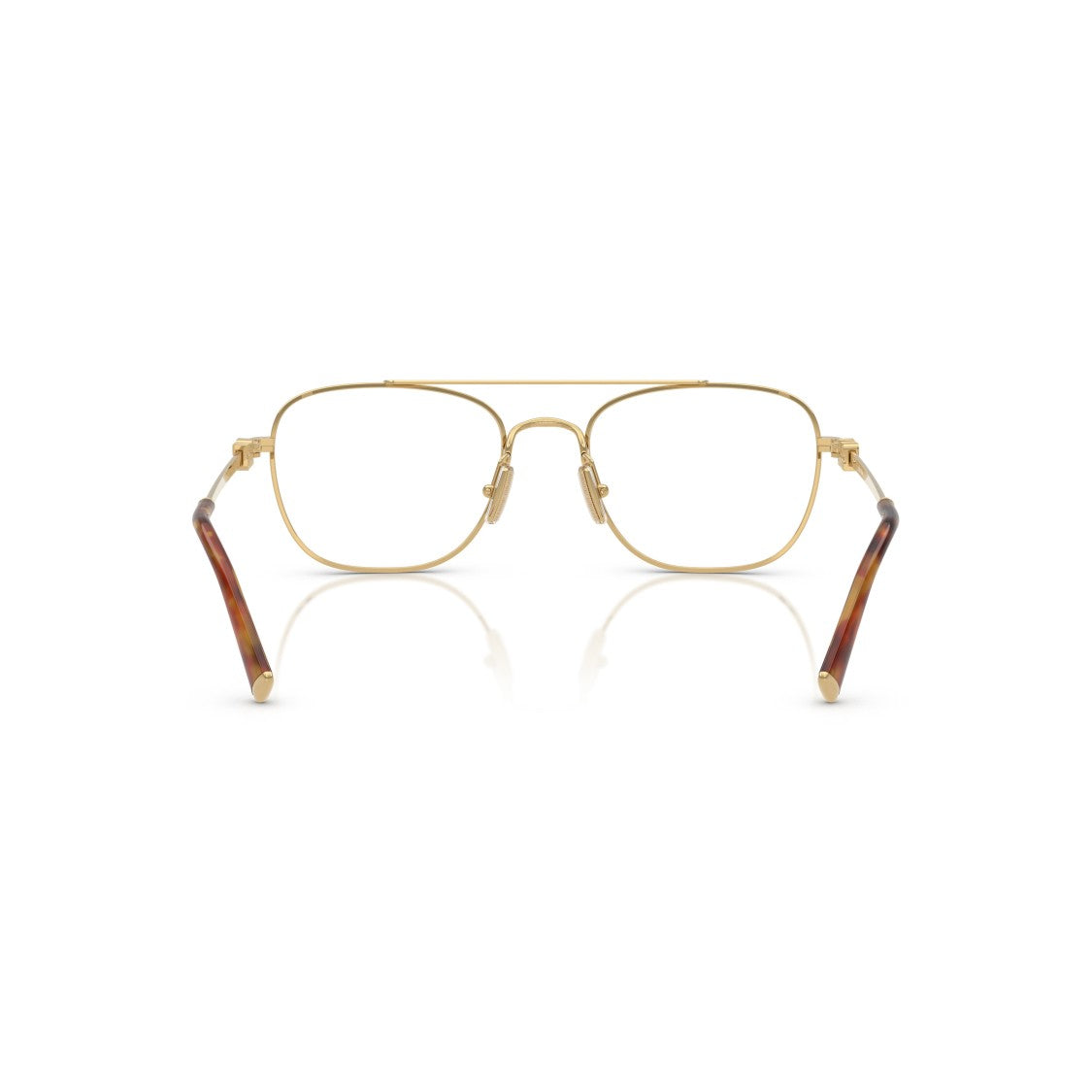 Miu Miu 0Mu 51Wv Gold Finish Metal Sunglasses
