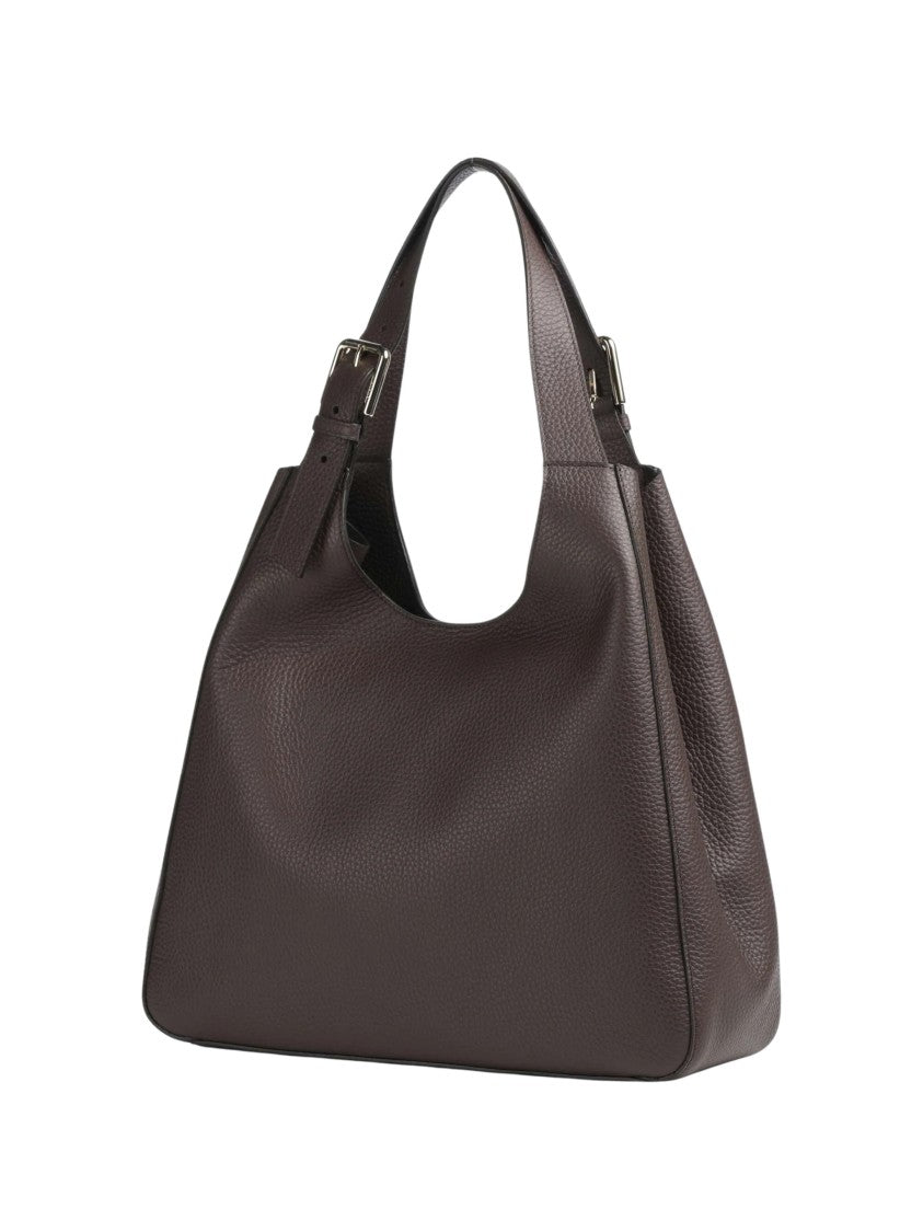 Furla Grained Leather Dora L Tote Bag