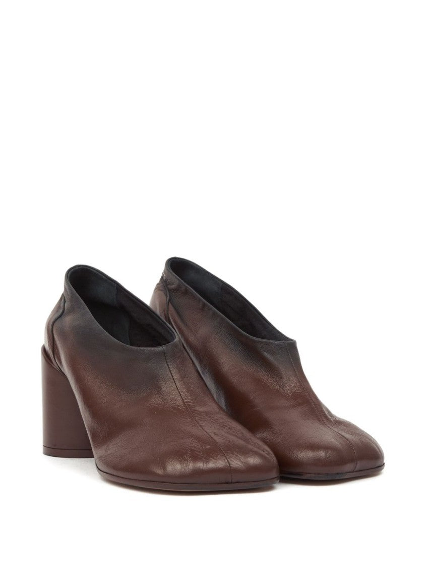 Mm6 By Maison Margiela Court Shoe In Ovine Leather