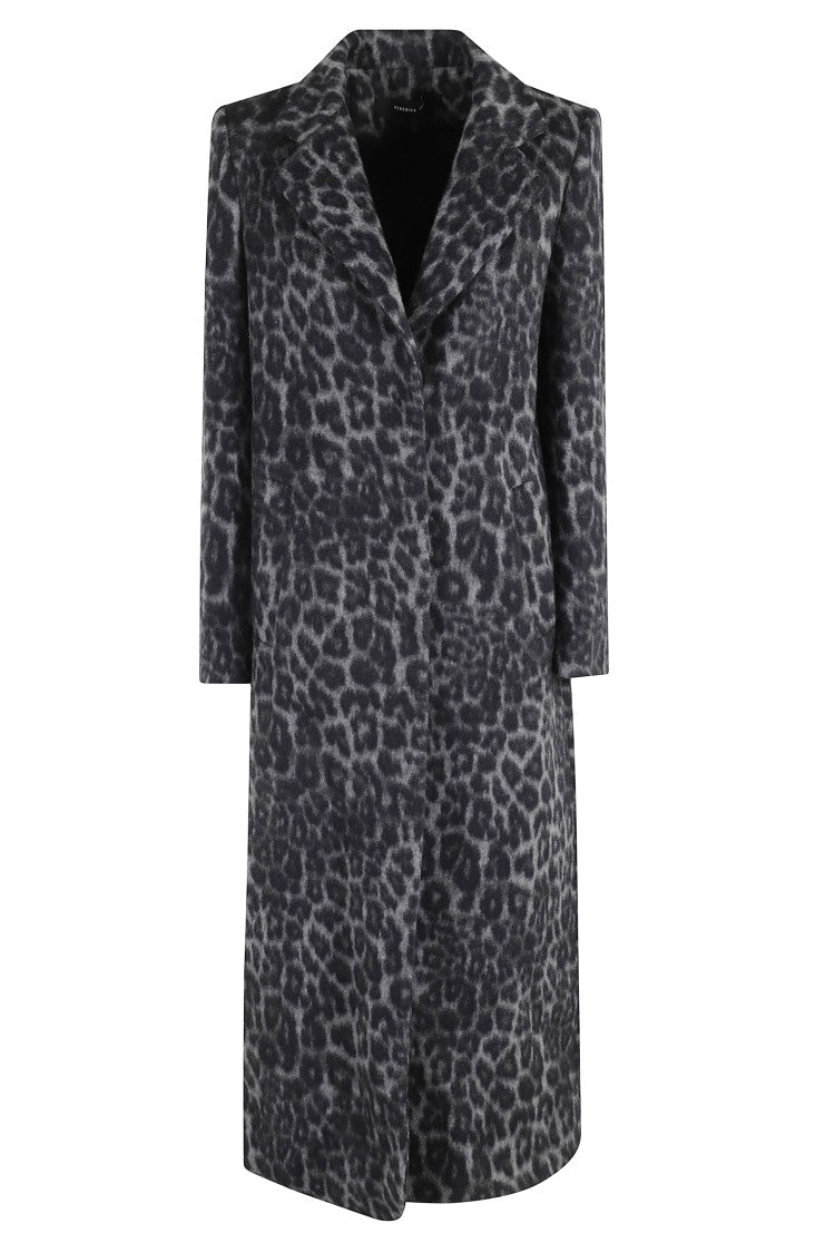 Federica Tosi Long Spotted Wool Coat