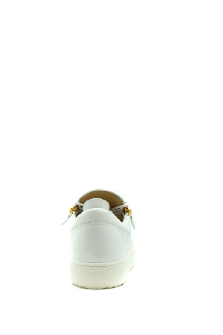 Giuseppe Zanotti White Leather Sneakers