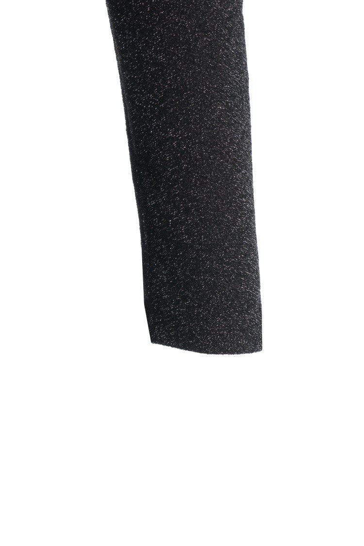 Jucca Metallic Effect Gray Overall With Fitted Bodice