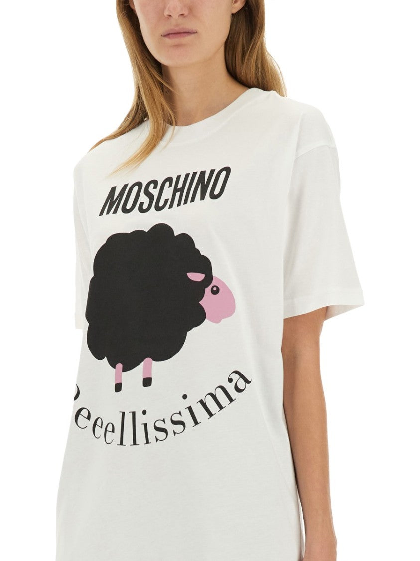 Moschino Relaxed-Fit Graphic Print T-Shirt