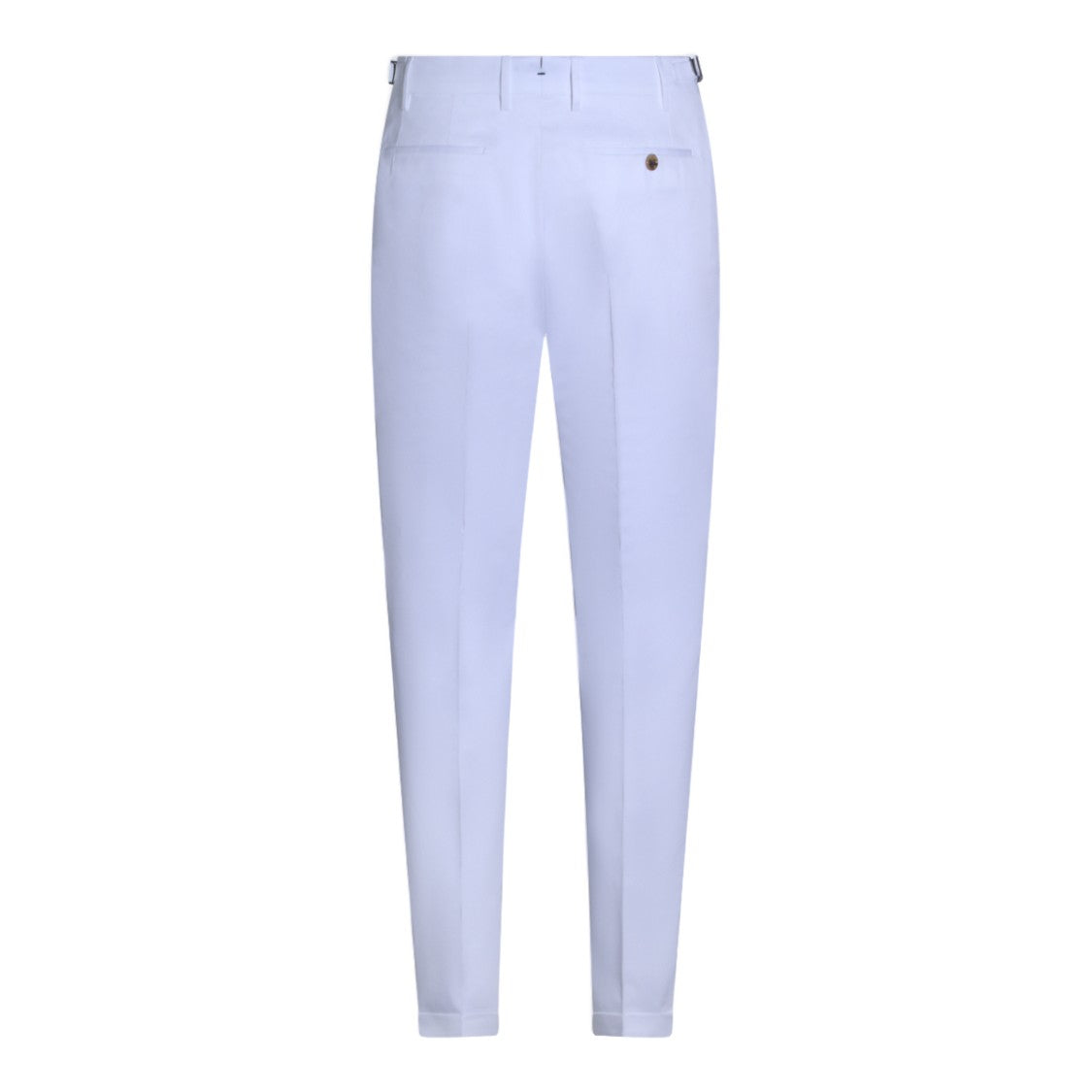 Berwich Tailored White Trousers With Slim Fit