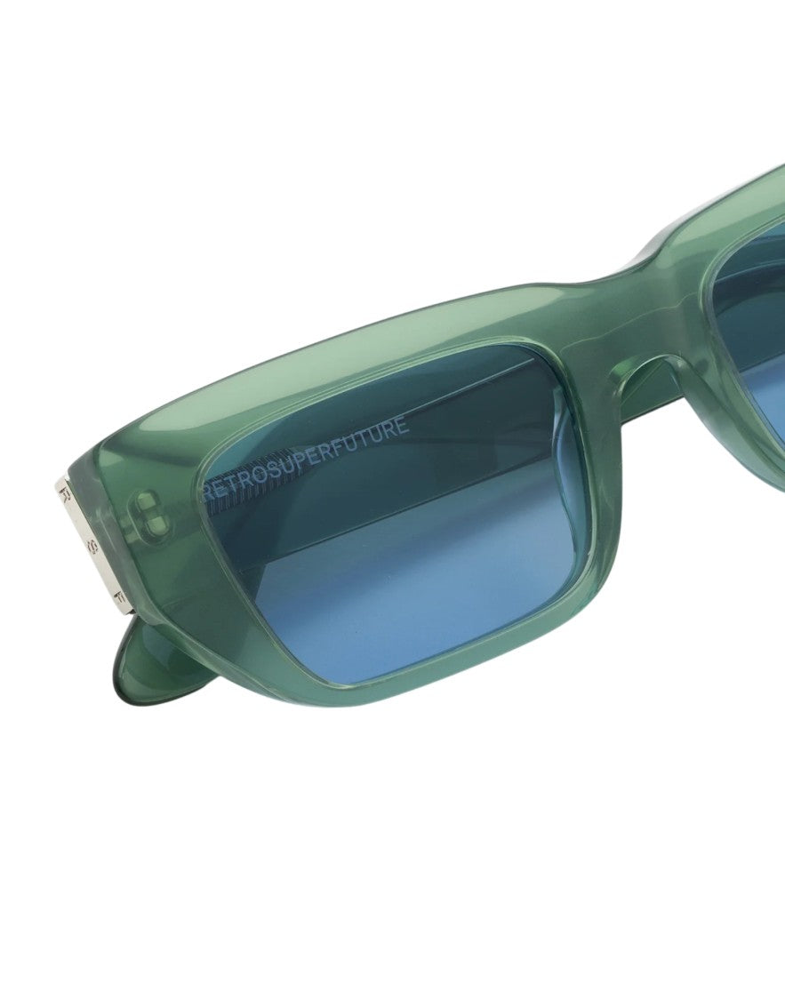 Retrosuperfuture Sunglasses With Sage Green Acetate Frame