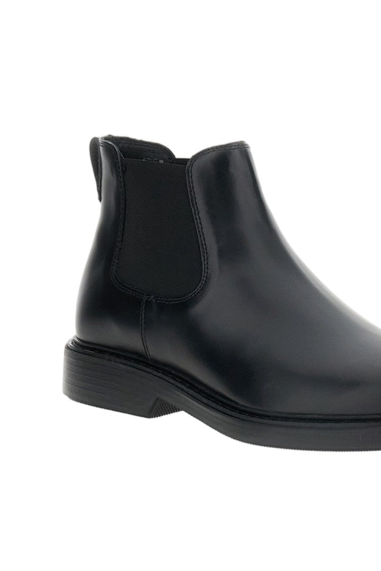 Hogan Black Leather H704 Chelsea Boots