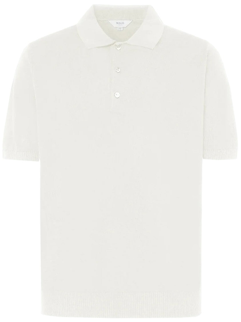 Malo Blue Polo Short-Sleeve Traditional Cotton Polo