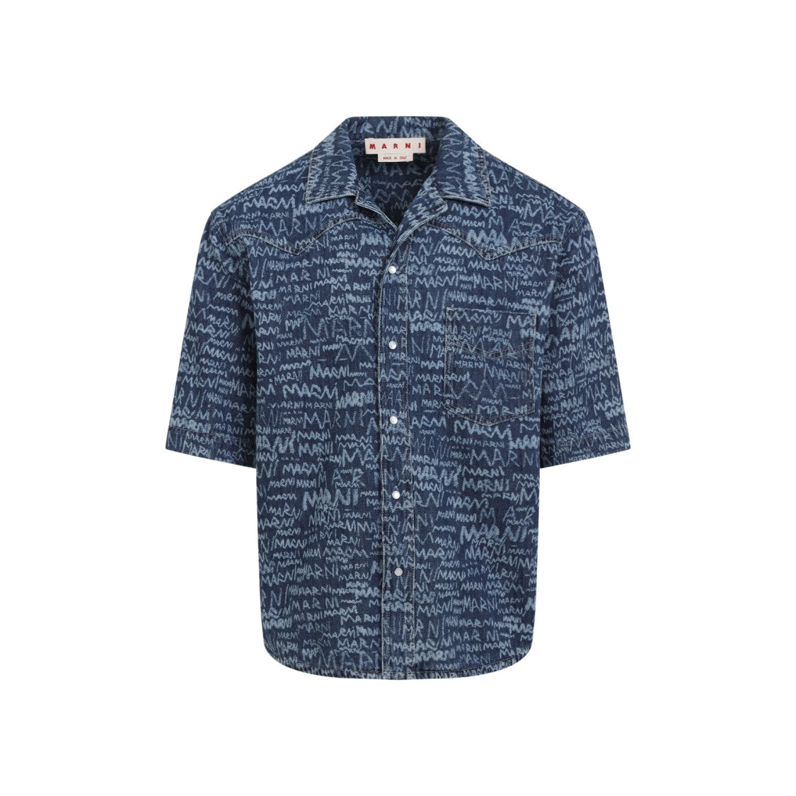 Marni Blue Cotton Shirt
