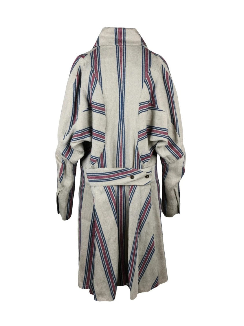 Vivienne Westwood Anglomania Beige Cotton New Pier Point Coat