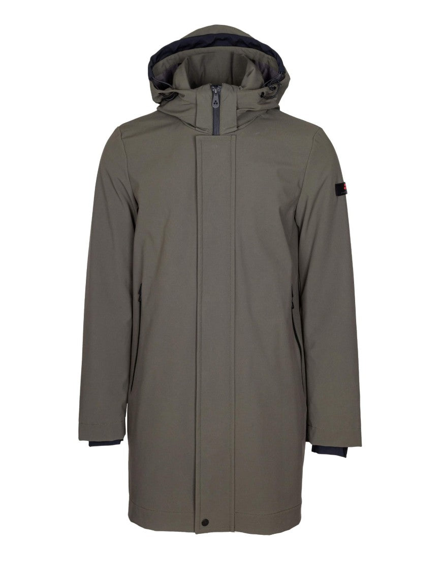 Peuterey Albali Kp Parka In Technical Fabric, Green