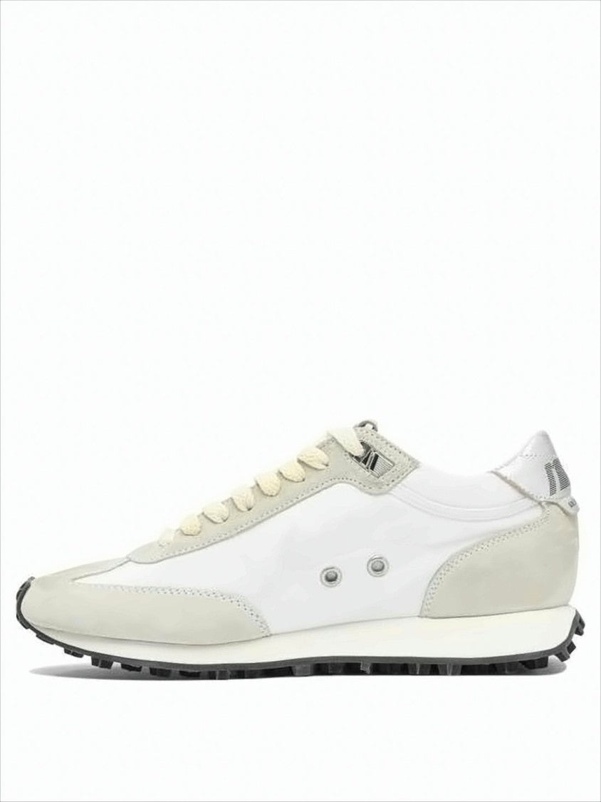 Golden Goose White Sneakers With Metallic Star Detail
