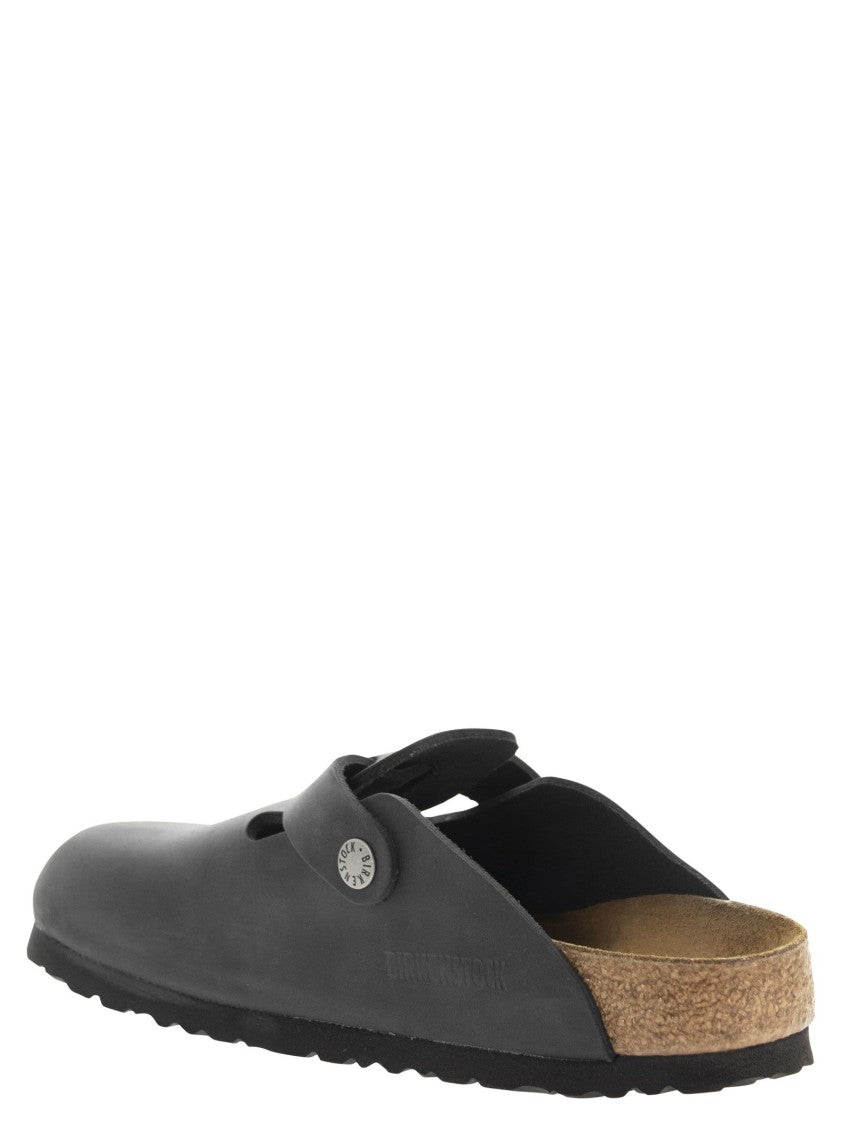 Birkenstock Boston - Oiled Leather Sabot