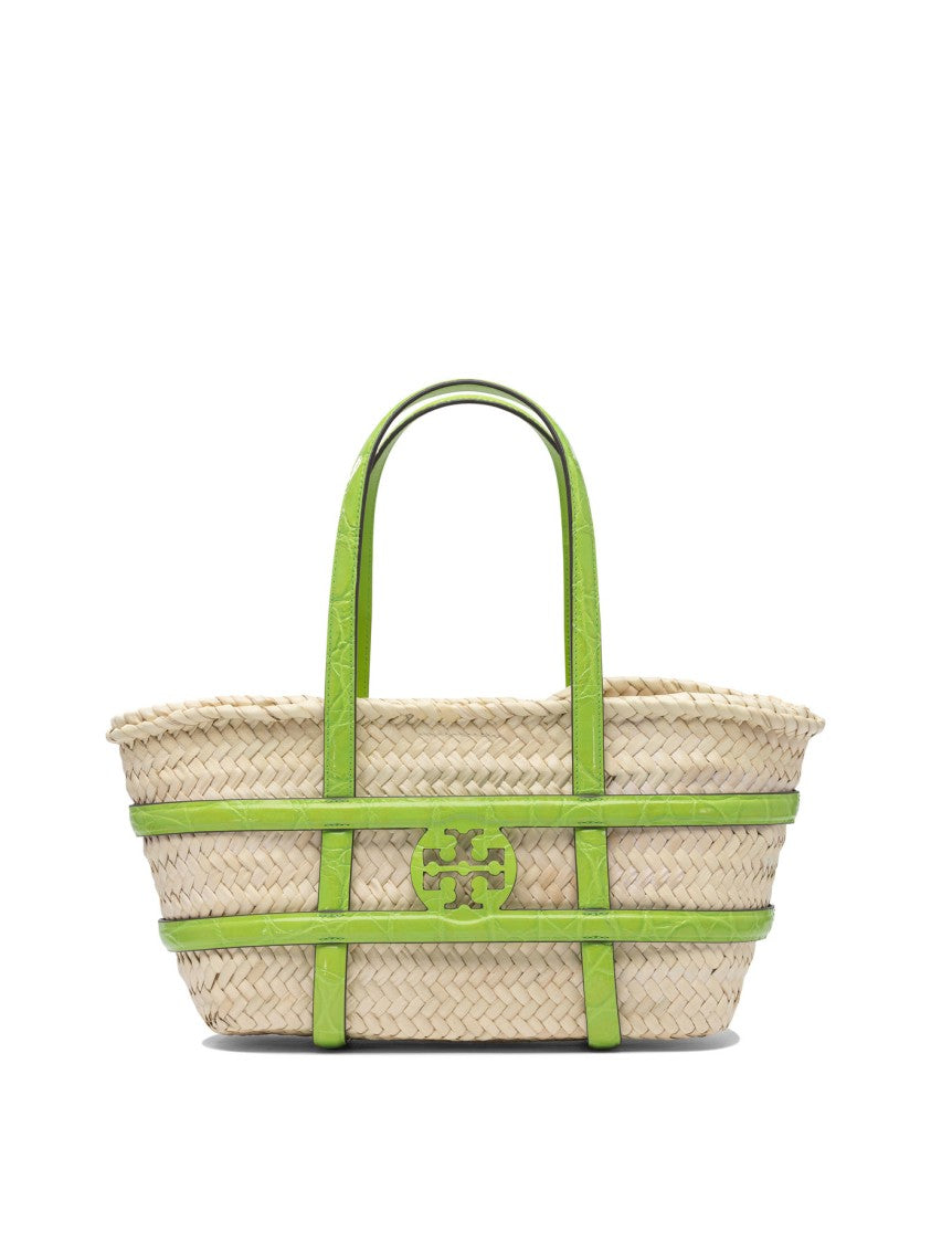 Tory Burch Structured Small Basket Handbag