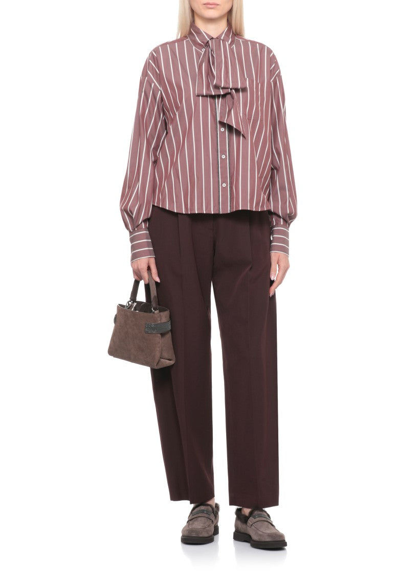 Brunello Cucinelli Wool And Cotton Pants