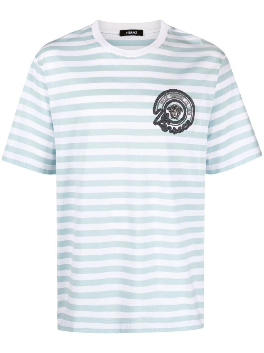 Versace Horizontal Stripe T-Shirt