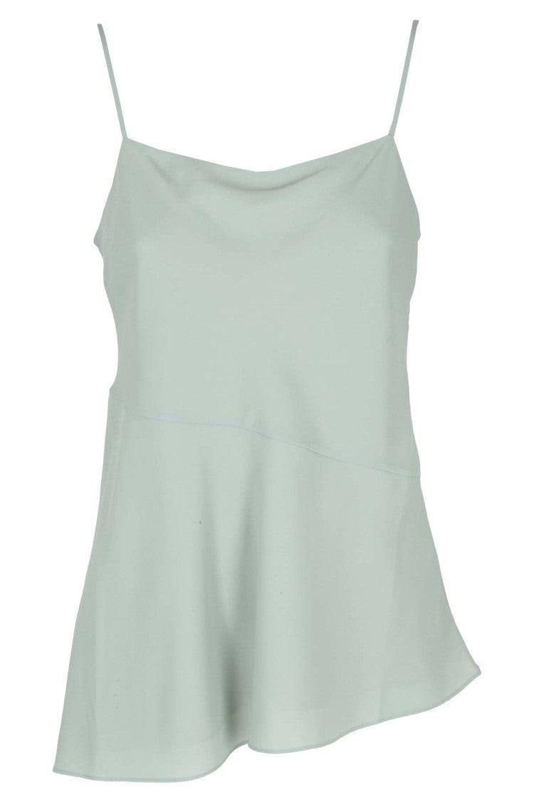 Theory Slim Mint Drape Top