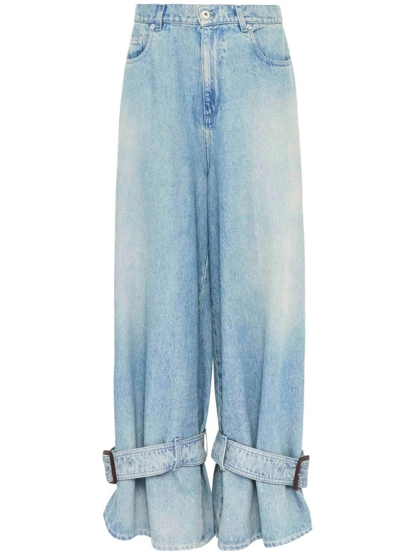 J. W. Anderson Blue Buckled Jeans