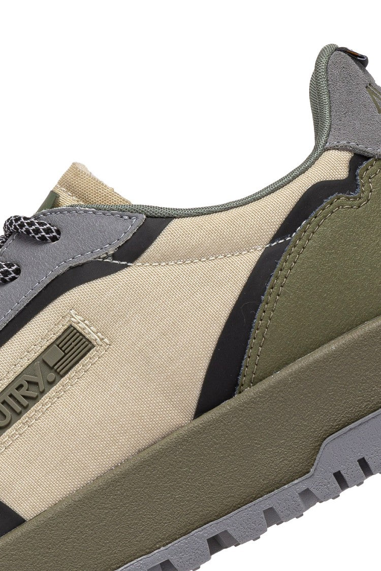Autry Wildpace Model Cordura And Leather Sneakers