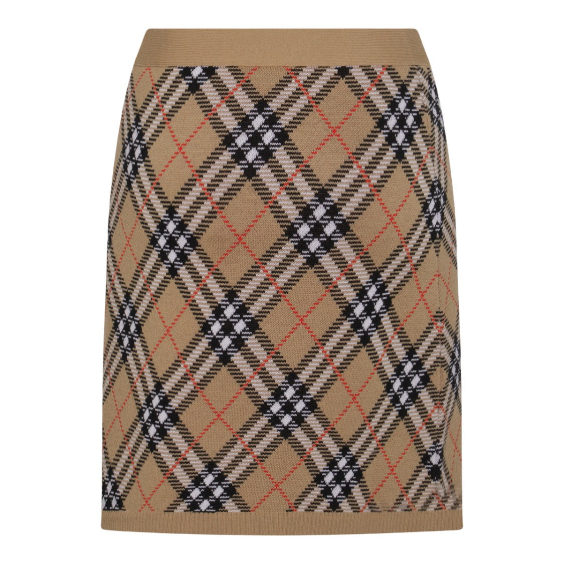 Burberry Knee-Length Skirt With Classic Checkered Pattern